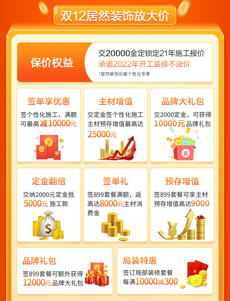 双12居然装饰大放价