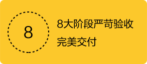 8大阶段严苛验收完美交付